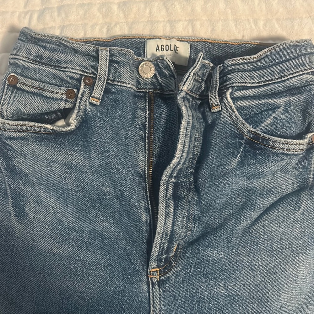 Agolde brand high waist skinny jeans